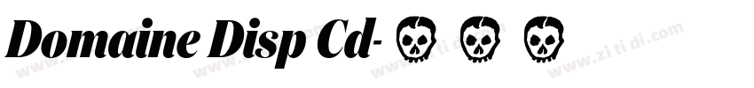 Domaine Disp Cd字体转换